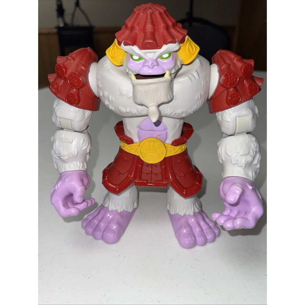 Fisher Price Imaginext Yeti Bigfoot Mountain Samurai Giant Yeti Stomp Swing Part